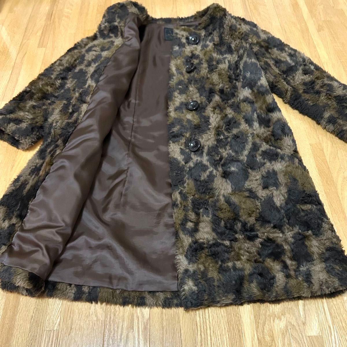 HYSTERIC GLAMOUR ヒステリックグラマー レオパード コート ボア 豹柄