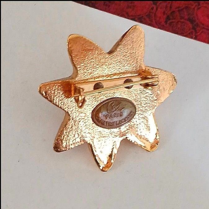 Christian Lacroix クリスチャンラクロワ 太陽 ブローチ サン 刻印