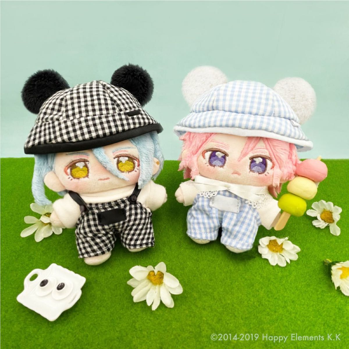 くまみみギンガムコーデ ブラック おきがえシリーズ いつぬい ぬい服