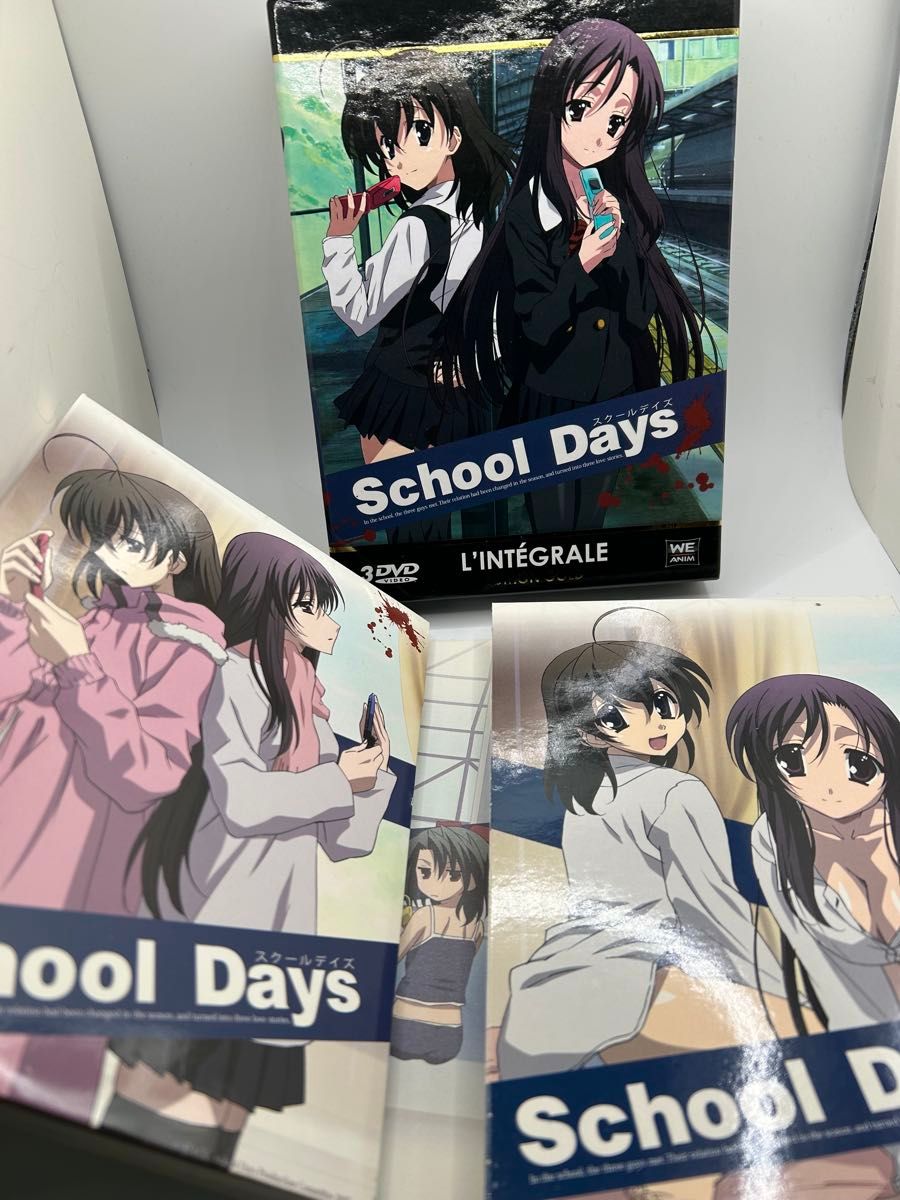 School Days スクールデイズ コンプリート DVD-BOX DVD3枚 全12話+OVA1