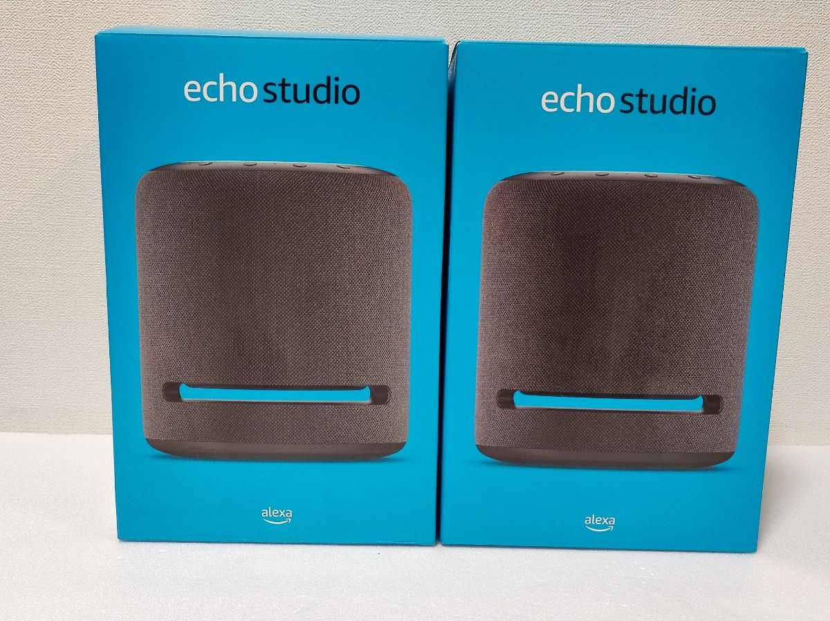 Echo Studio 2台セット Amazon echo Studio 2個セット