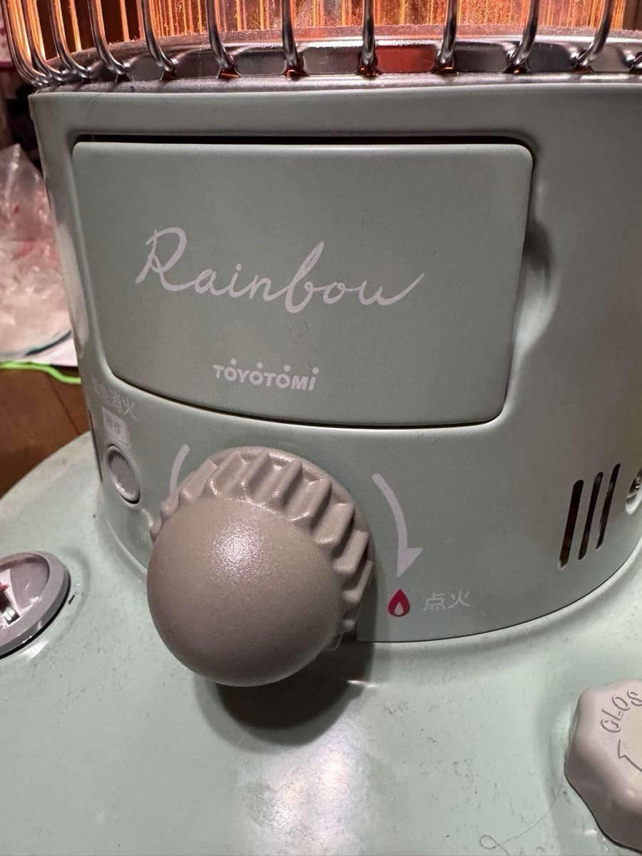 最新色 週末価格 美品 良品TOYOTOMI 今年の先月購入レインボーストーブ