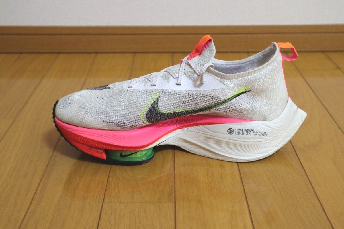 Nike Air Zoom Alphafly1 初代ホワイト/ピンク/グリーン Nike Air Zoom