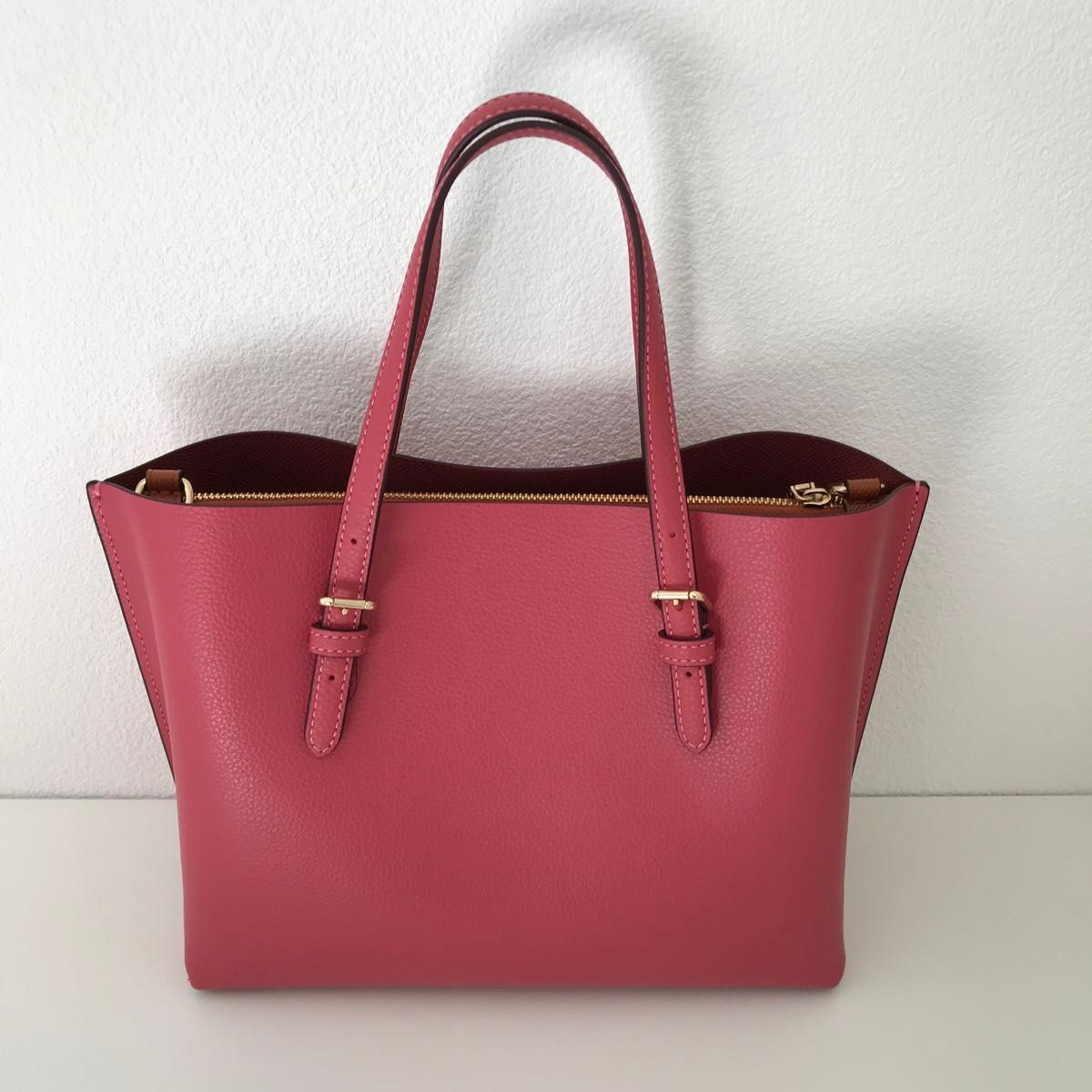 新品未使用】COACH ショルダーバッグ ピンク コーチ ストラップ付き