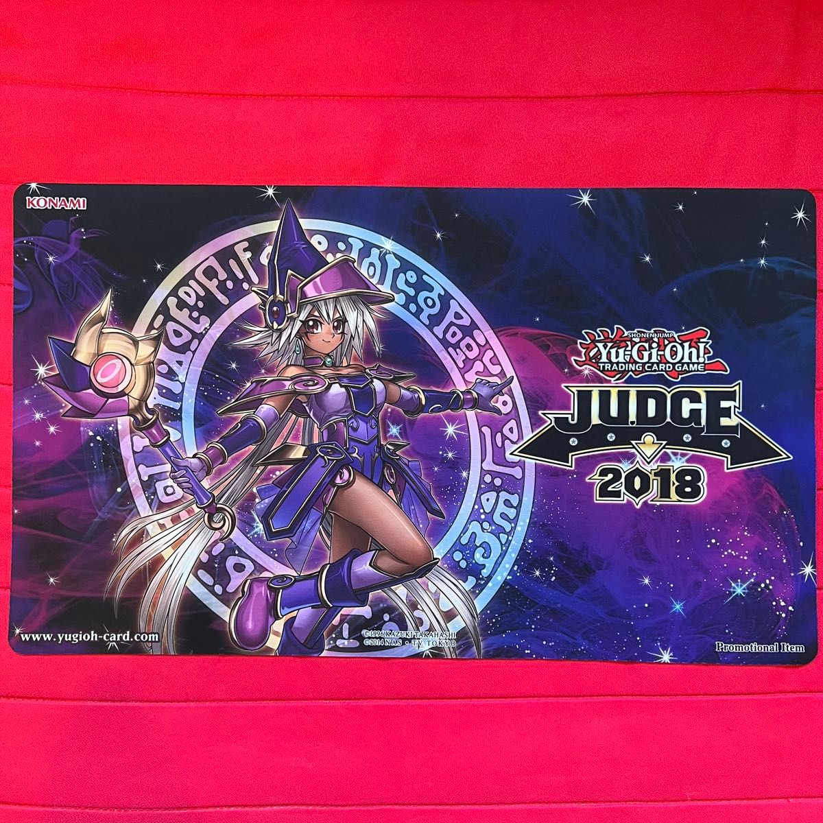 遊戯王OCG 公式プレイマット 2018 ジャッジ 魔妖プレイマット 世界15枚