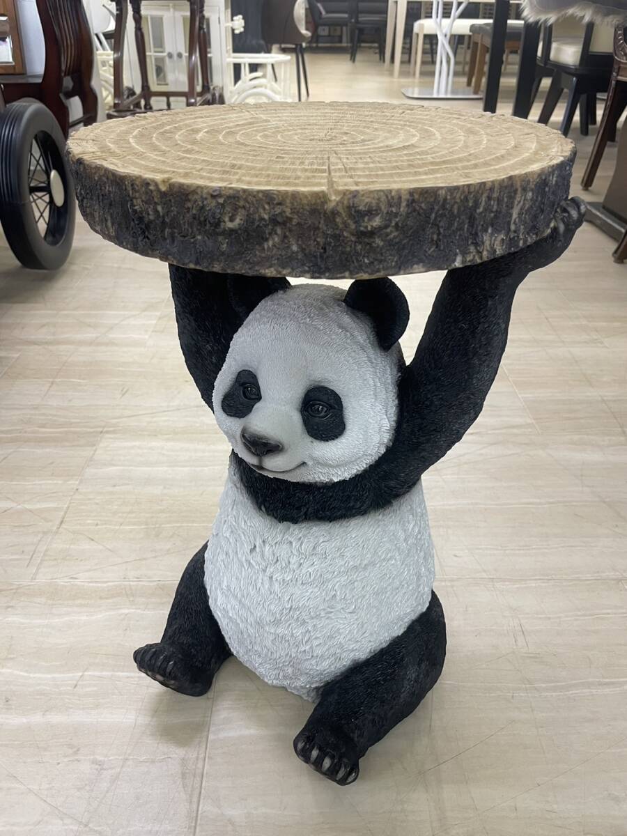 パンダ サイドテーブル ミニテーブル アニマル 動物 テーブル 台 棚