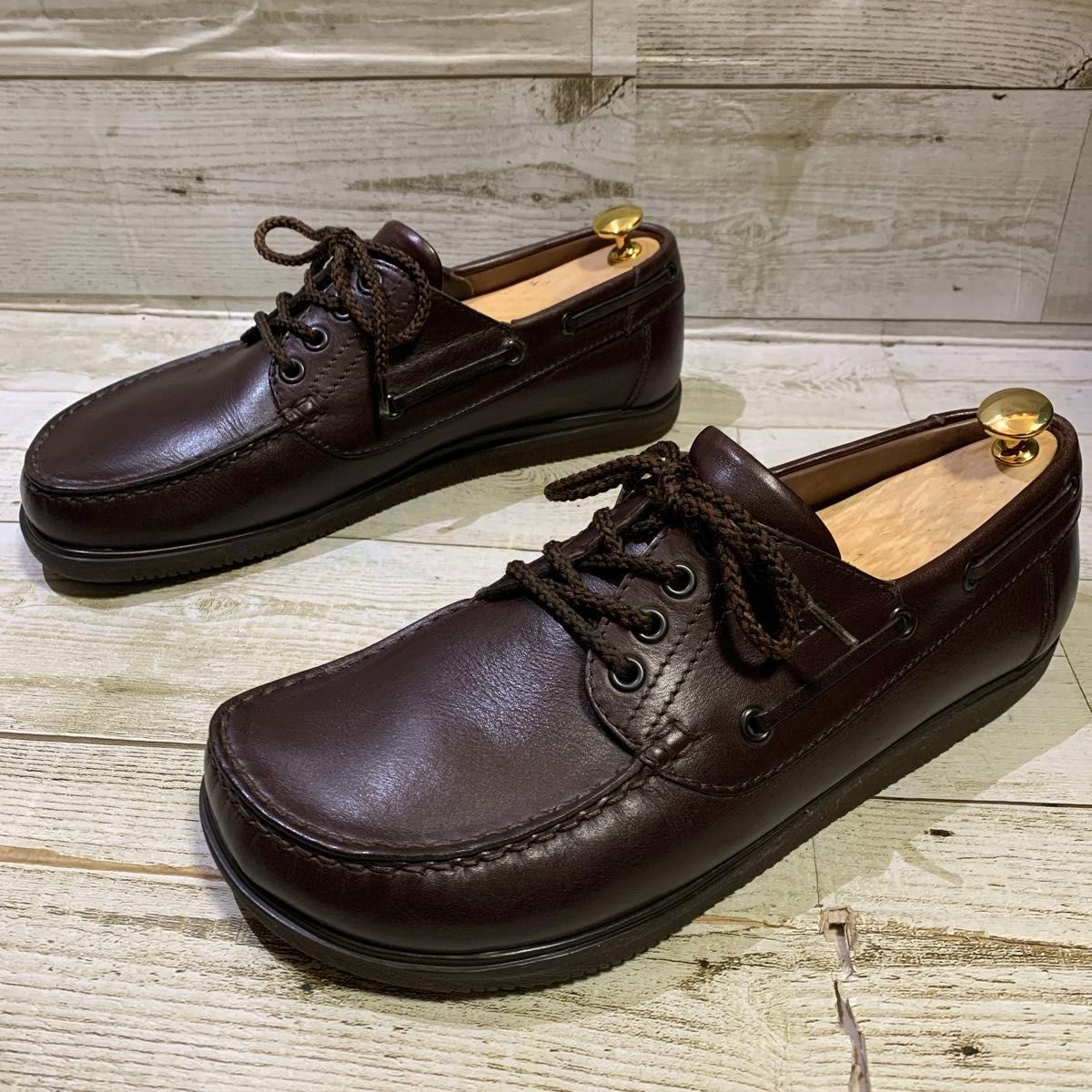 BAR ベアー サイズ8（26 5cm相当）ブラウン コンフォートシューズ