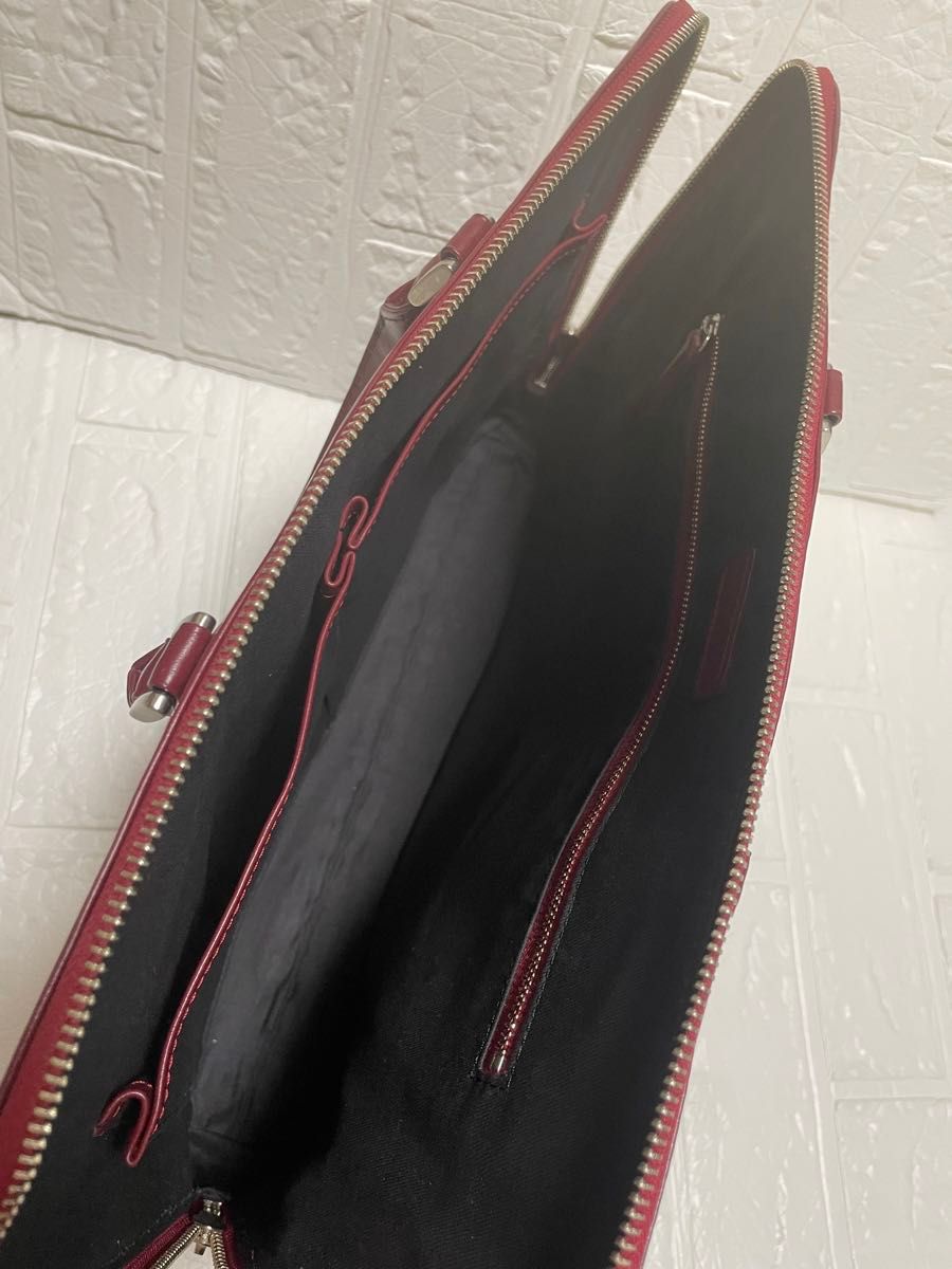 定価18 990円】スリムビジネスバッグ ビジネスレザーファクトリー バー