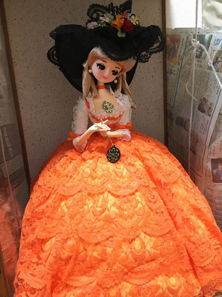 レトロ リボン スキヨ人形研究所 スキヨ人形 フランス人形 ガラス