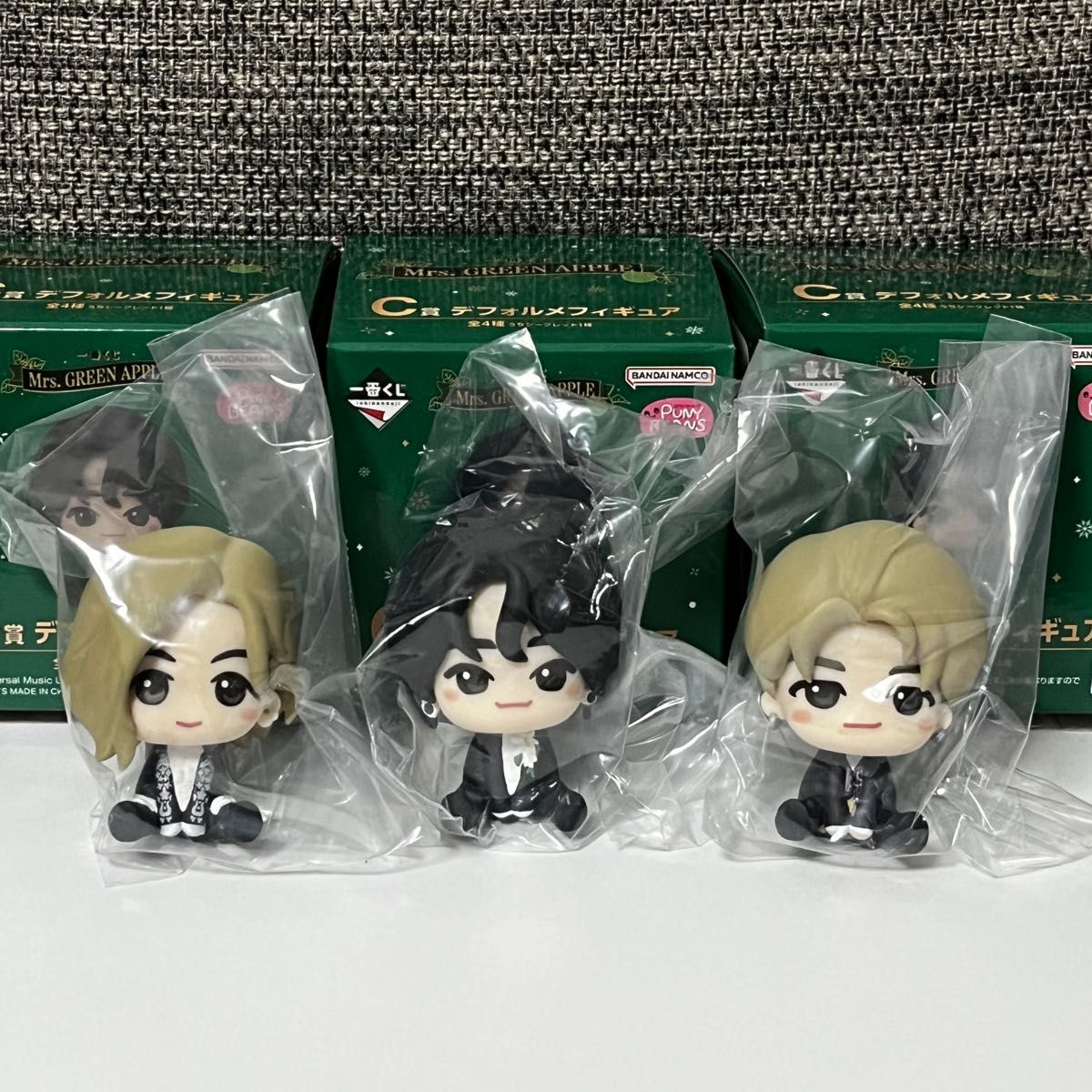 Mrs GREEN APPLE ミセス 一番くじ C賞 デフォルメフィギュア 3人セット