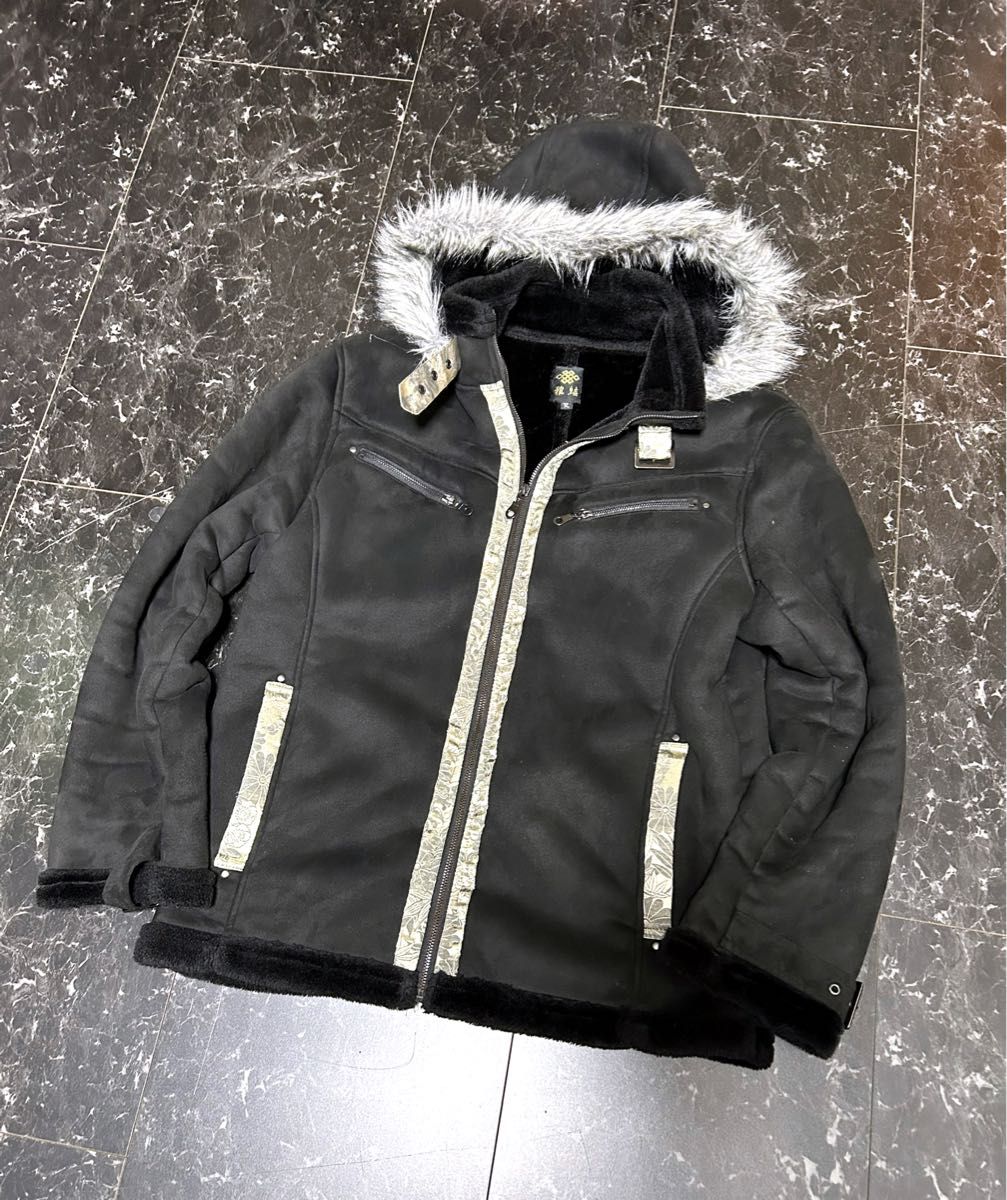 00s ファー ジャケット ギミック 平成 y2k グランジ v系 アーカイブ