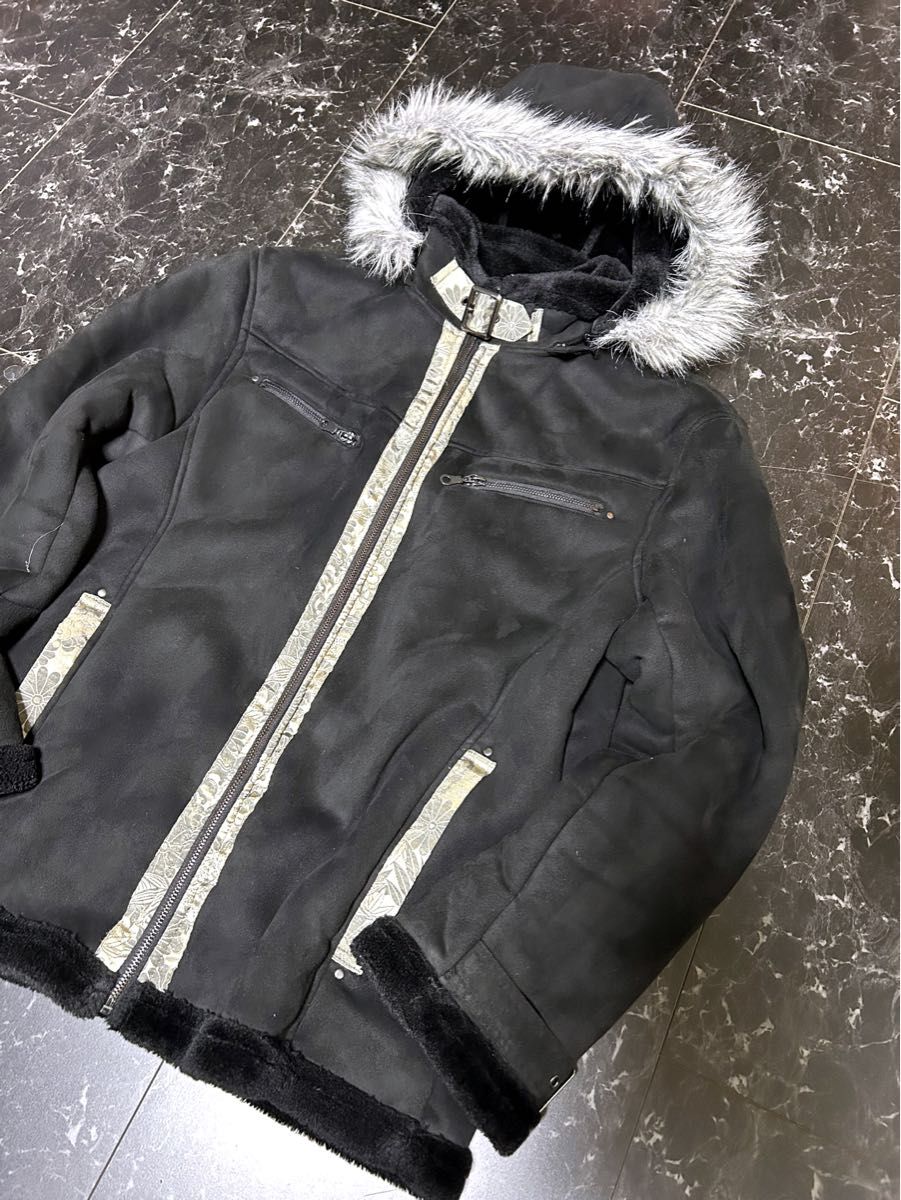 00s ファー ジャケット ギミック 平成 y2k グランジ v系 アーカイブ