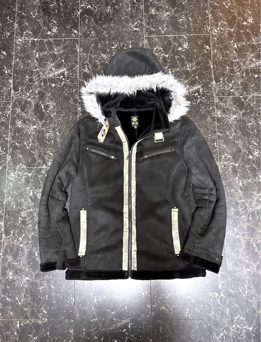 00s ファー ジャケット ギミック 平成 y2k グランジ v系 アーカイブ