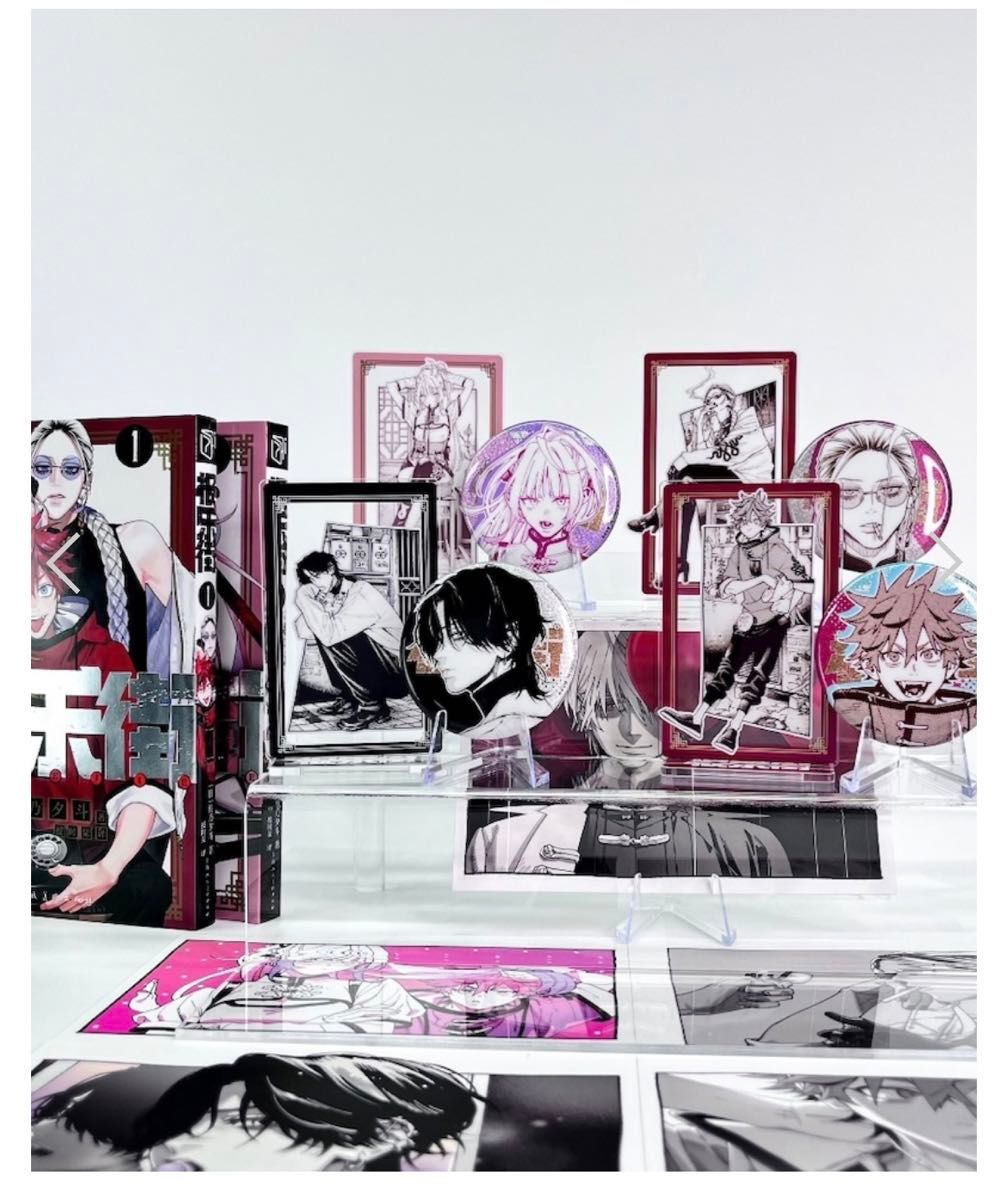 極楽街 中国限定特装版(漫画1〜2巻＋限定特典) アクリルスタンド 缶