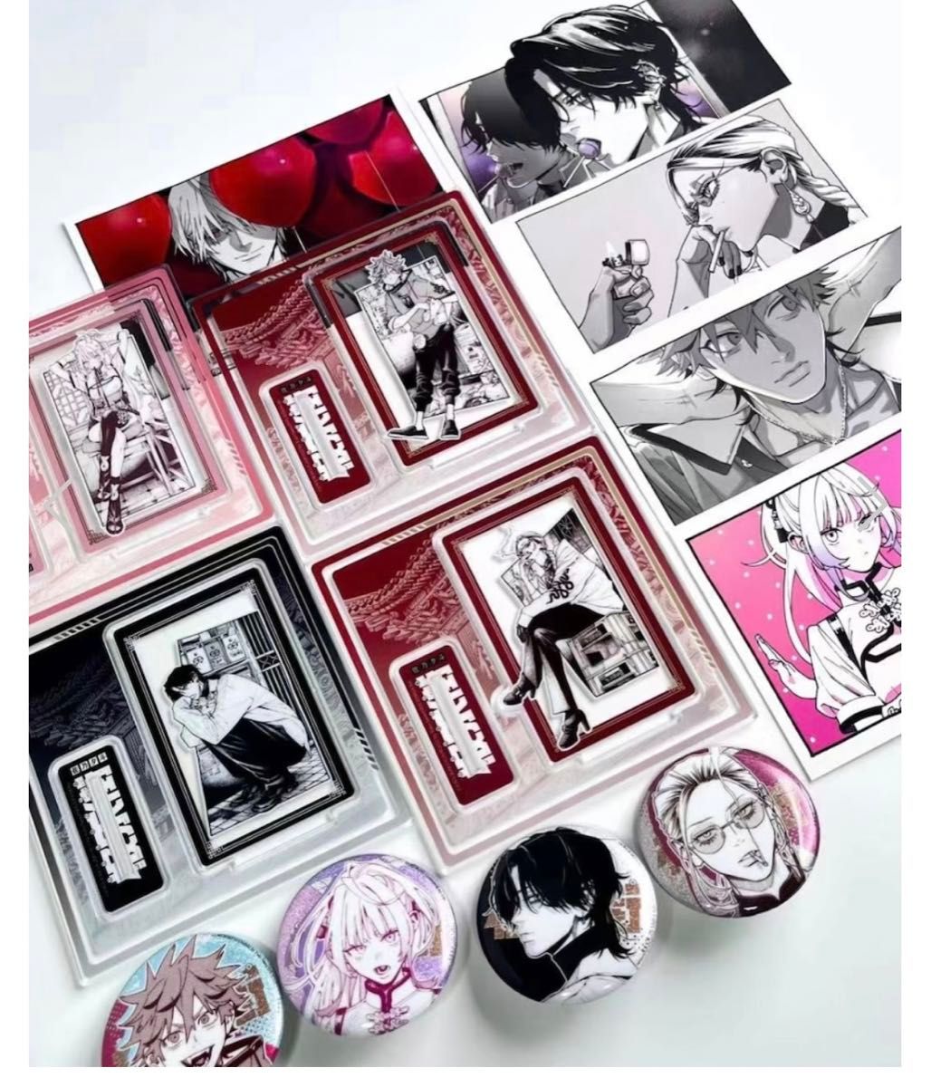 極楽街 中国限定特装版(漫画1〜2巻＋限定特典) アクリルスタンド 缶