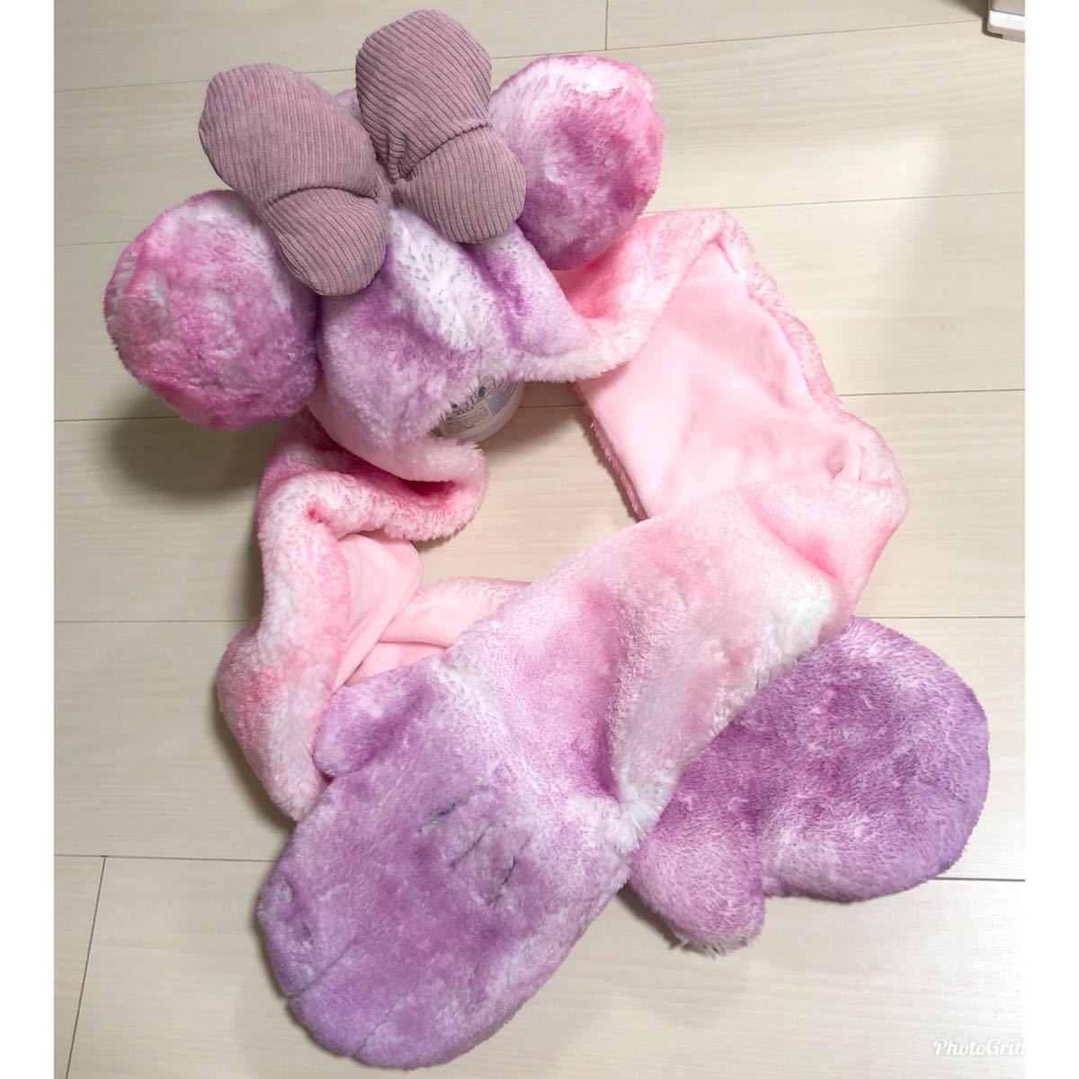 ディズニーシー 帽子 マフラー 被り物 ミニー｜Yahoo!フリマ（旧PayPay