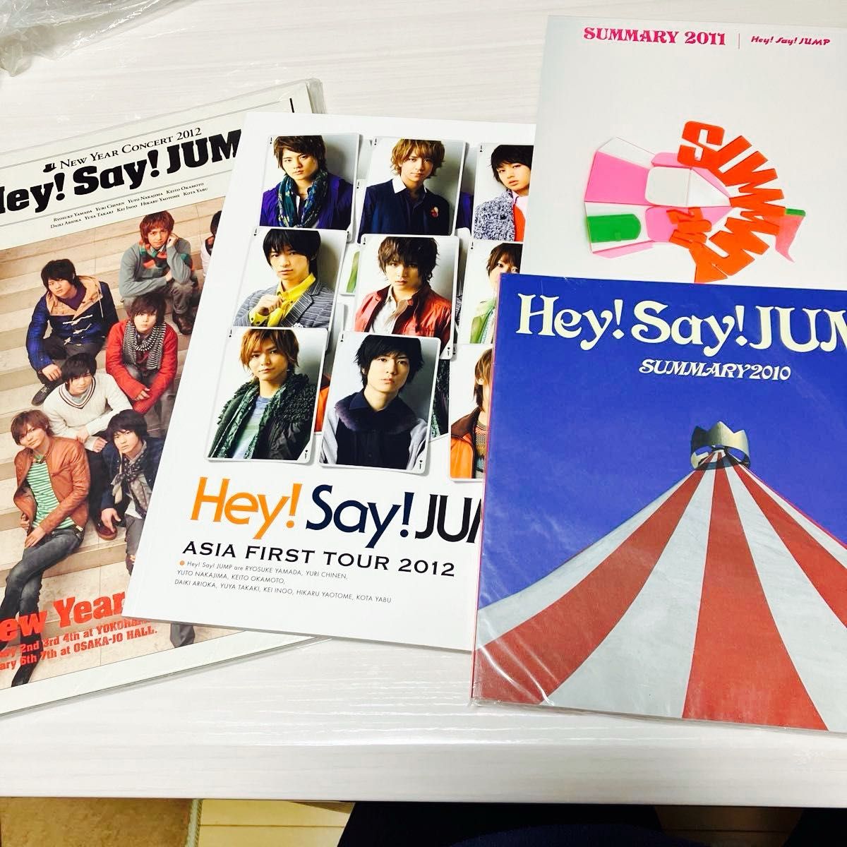 Hey Say JUMP ツアーグッズ パンフレット×4 2012 /2012 /2011 /2010