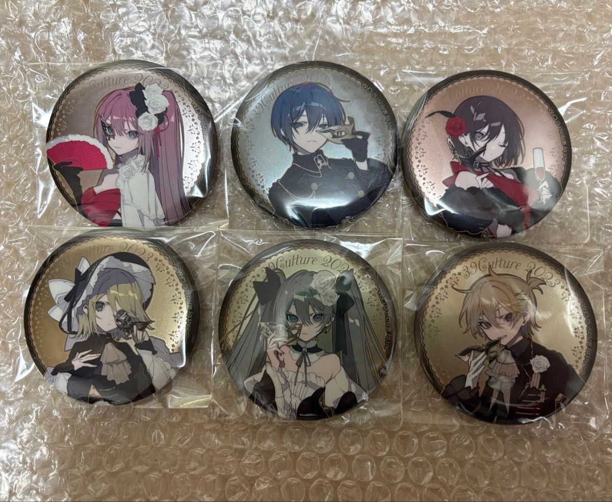 39culture 2023 初音ミク 缶バッジ セット/ミクカルチャー ココラボ