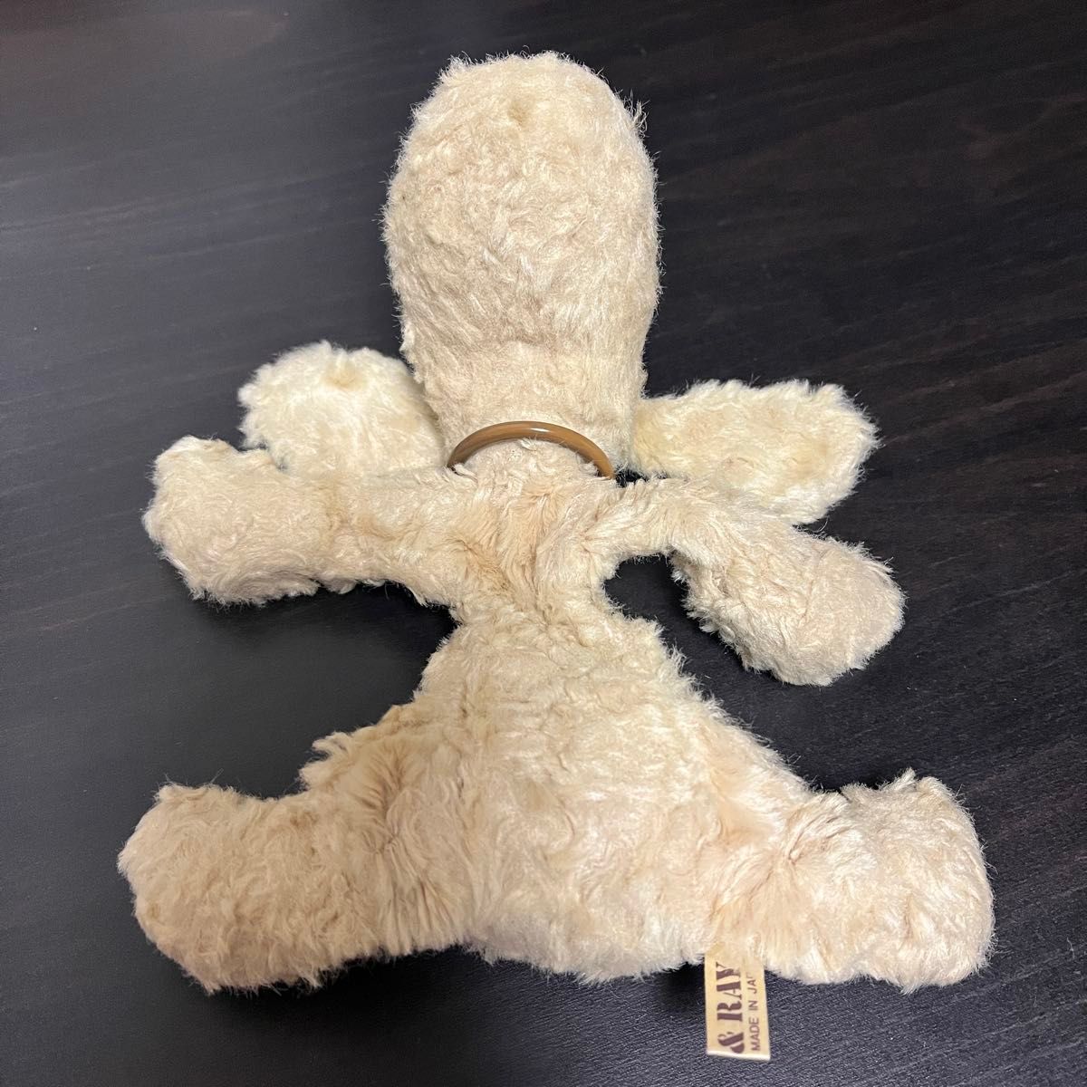 como&ray 子犬のルーク ぬいぐるみ クリーム ベージュ 犬 80年代