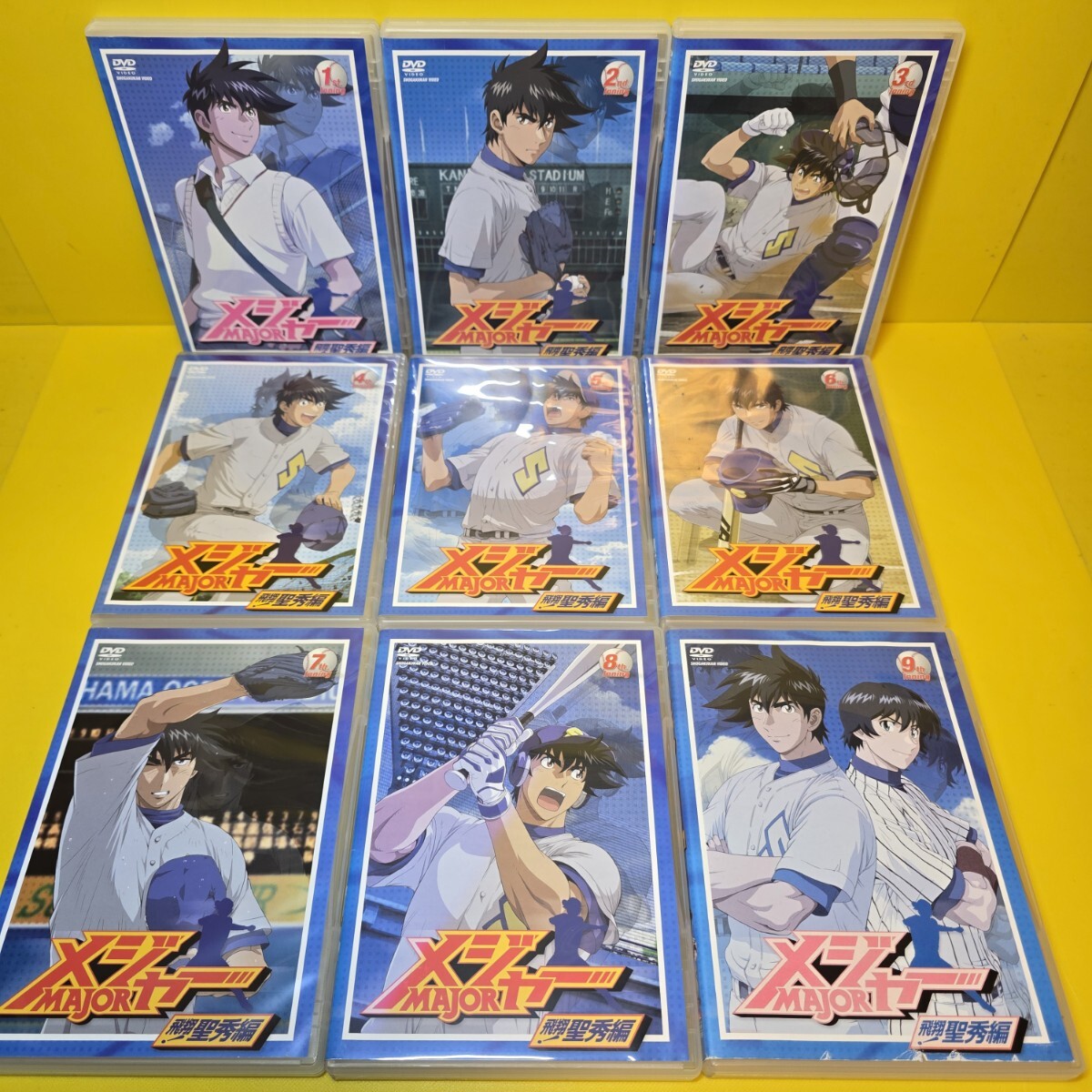 新品ケース交換済み メジャー1期～6期+セカンド+劇場版 DVD全66巻