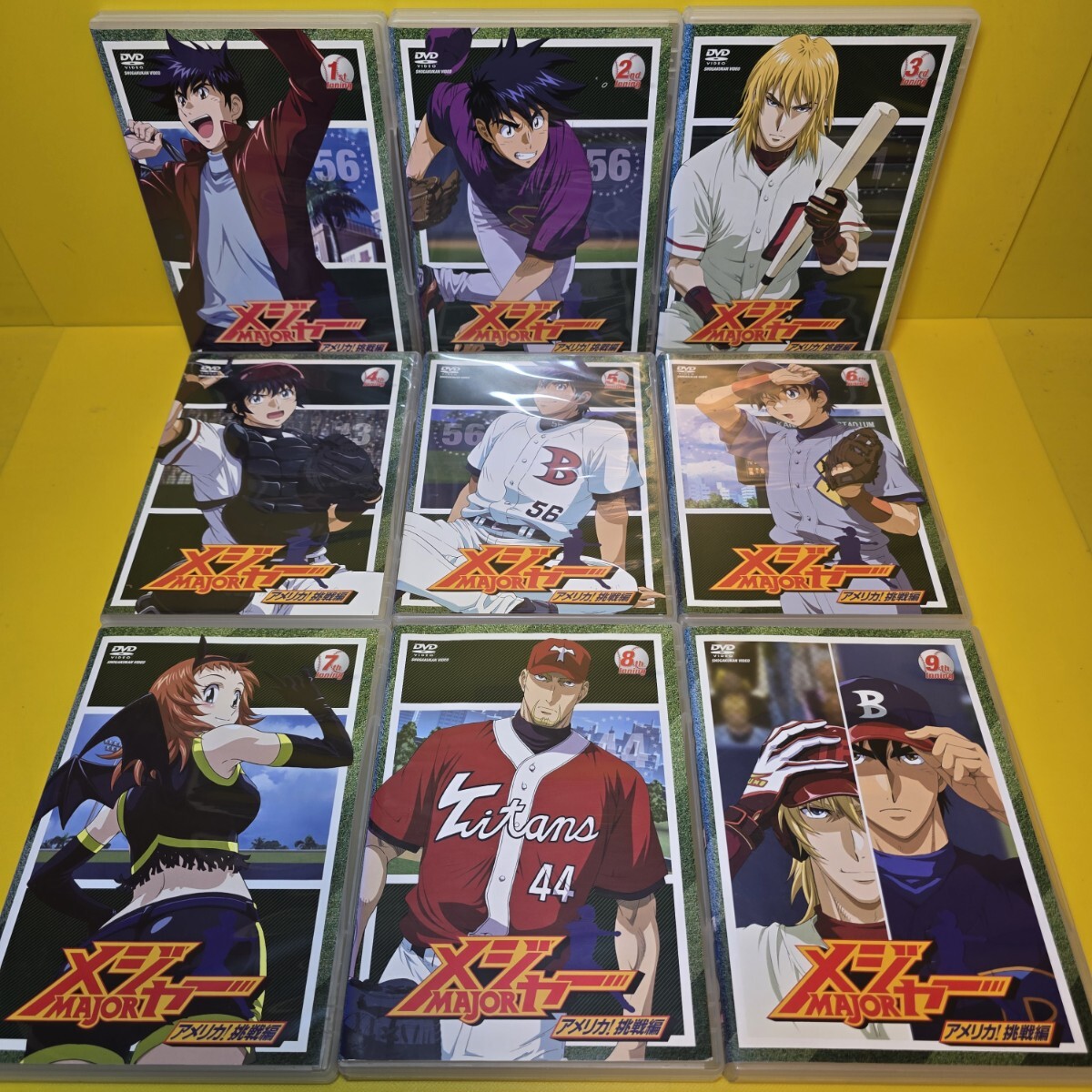 新品ケース交換済み メジャー1期～6期+セカンド+劇場版 DVD全66巻