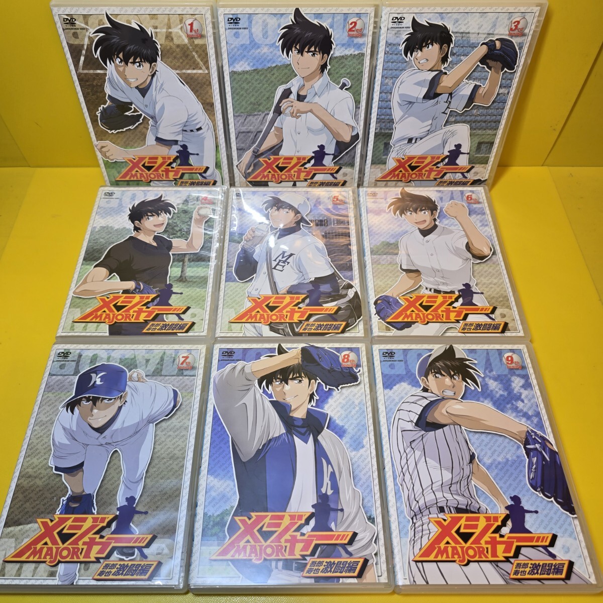 新品ケース交換済み メジャー1期～6期+セカンド+劇場版 DVD全66巻