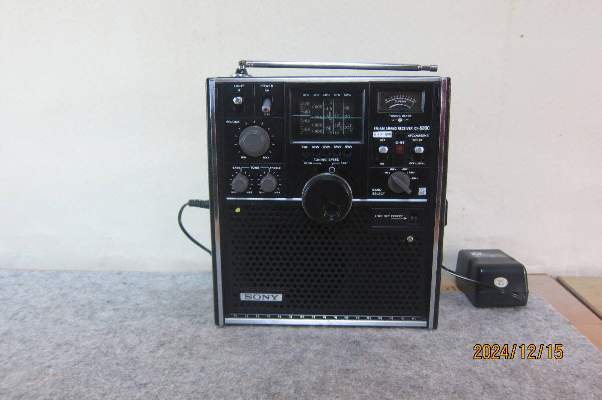 Yahoo!オークション - SONY ソニー スカイセンサー ICF-5800 難あり FM
