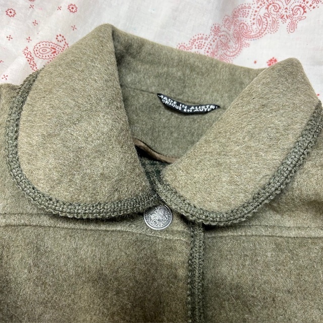 90s～ オーストリア製 steinbock ウールチロルポンチョコート D36