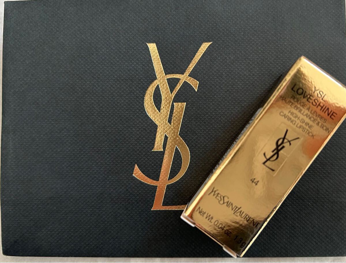 本日中発送 新品未開封 YSL ラブシャイン ミニ リップスティック No 44