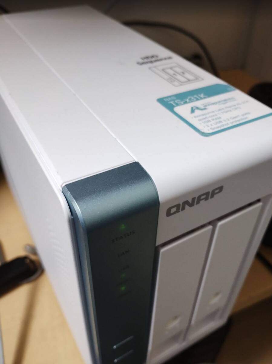 QNAP TS-231K NAS HDD 4TB 2台付属 QNAP NAS TS-231P + 4TB HDD(