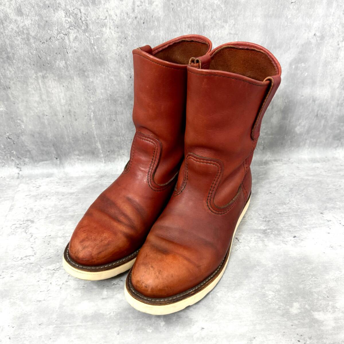 激レア 送料無料 96年製 レッドウィング REDWING 緑犬タグ 866 US7