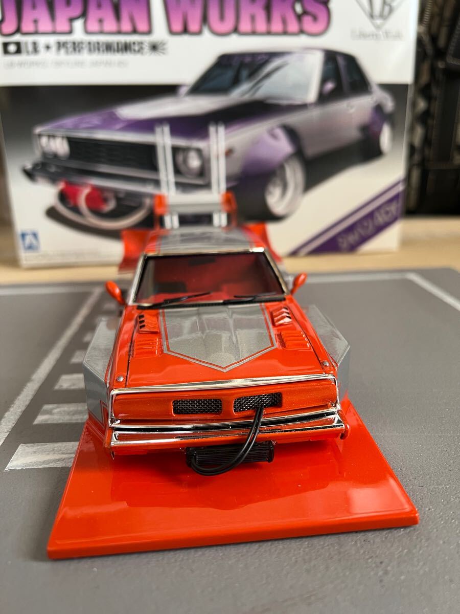 Yahoo!オークション - アオシマ1/24スカイラインジャパンプラモデル完