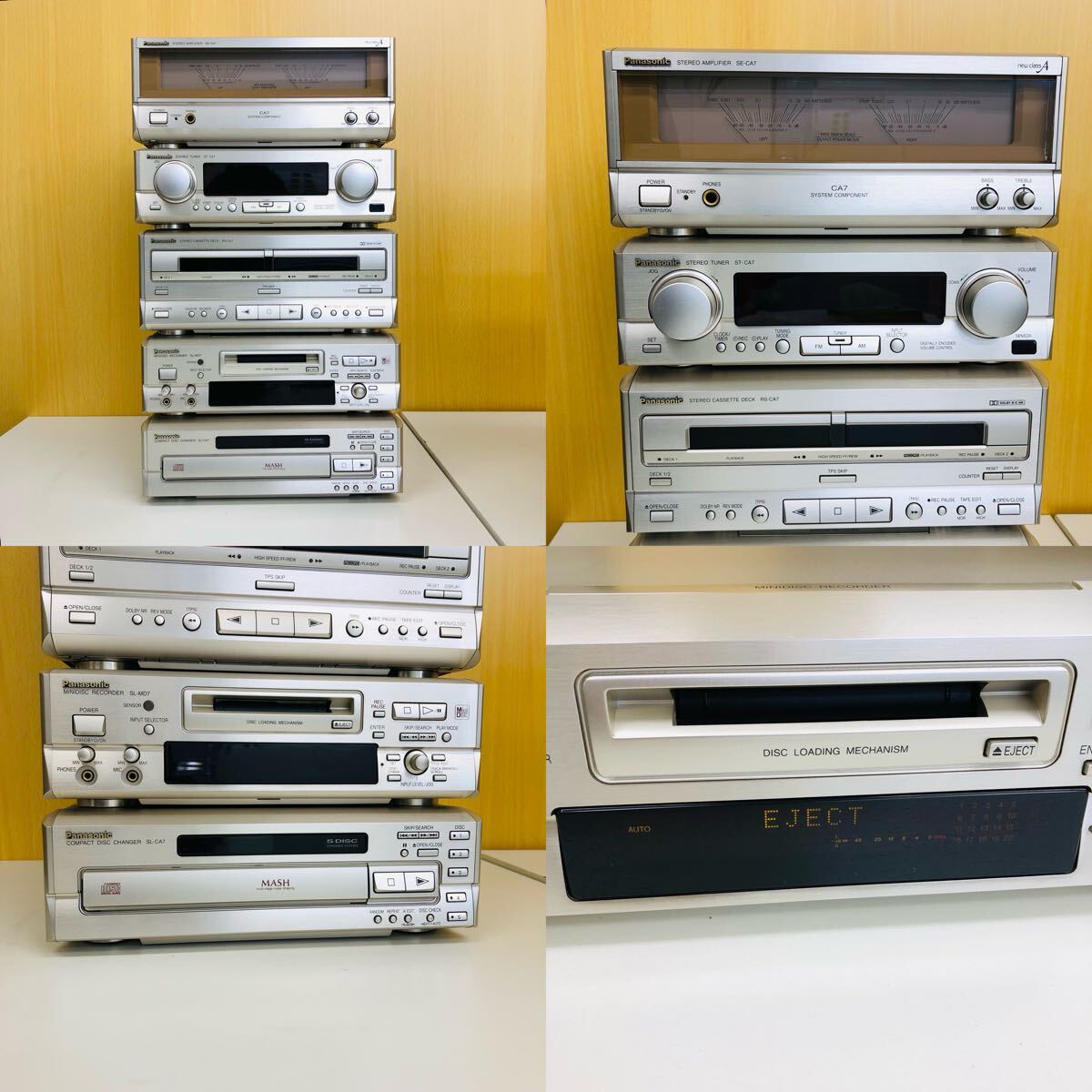 Yahoo!オークション - Panasonic システムコンポ SL-CA7/CA7/SL-MD7/ST
