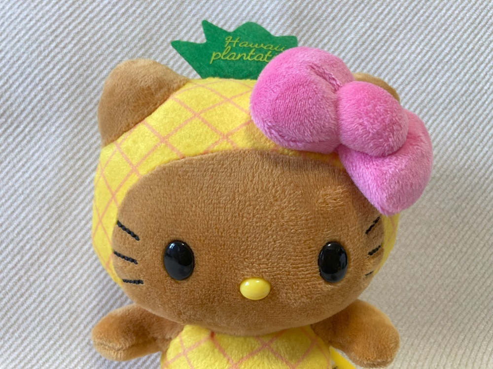 ハワイ限定 ドールプランテーション 日焼けパイナップル キティちゃん