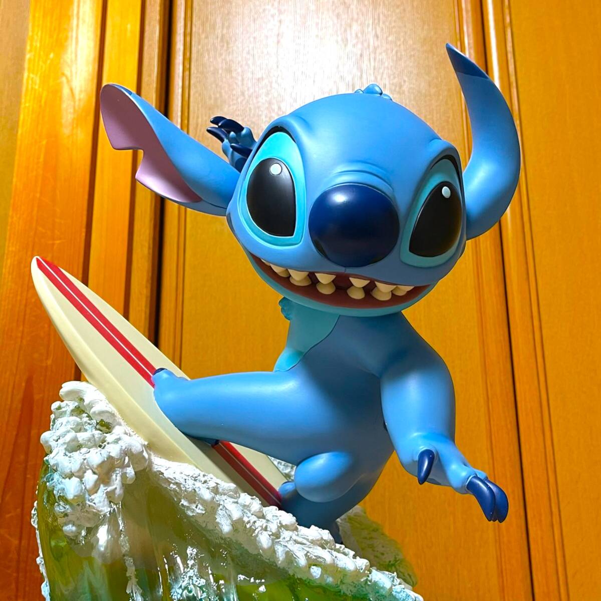 世界200体限定 リロ＆スティッチ Lilo & Stitch アロハ 海 波乗り