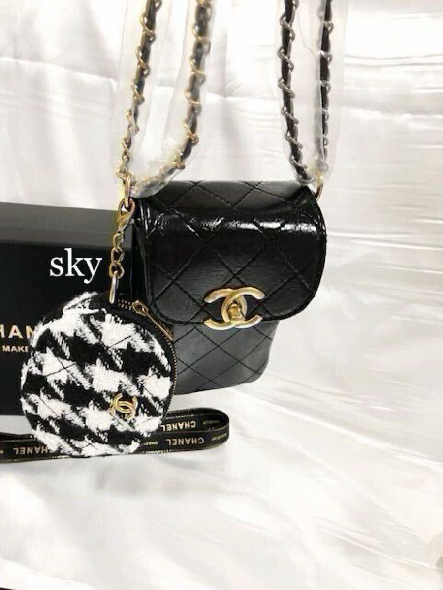 新品 シャネル ノベルティ CHANEL ショルダーバッグ スマホポーチ ミニ
