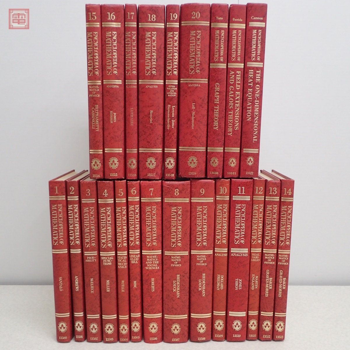 Yahoo!オークション - 洋書 数学百科事典 全23冊揃 Encyclopedia of ma