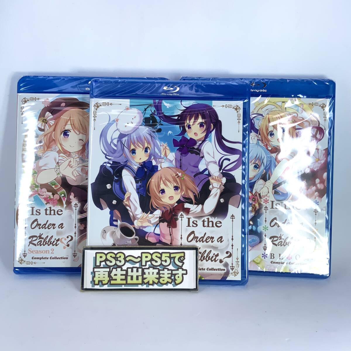新品 ご注文はうさぎですか 1期+2期+3期セット Blu-ray 北米版