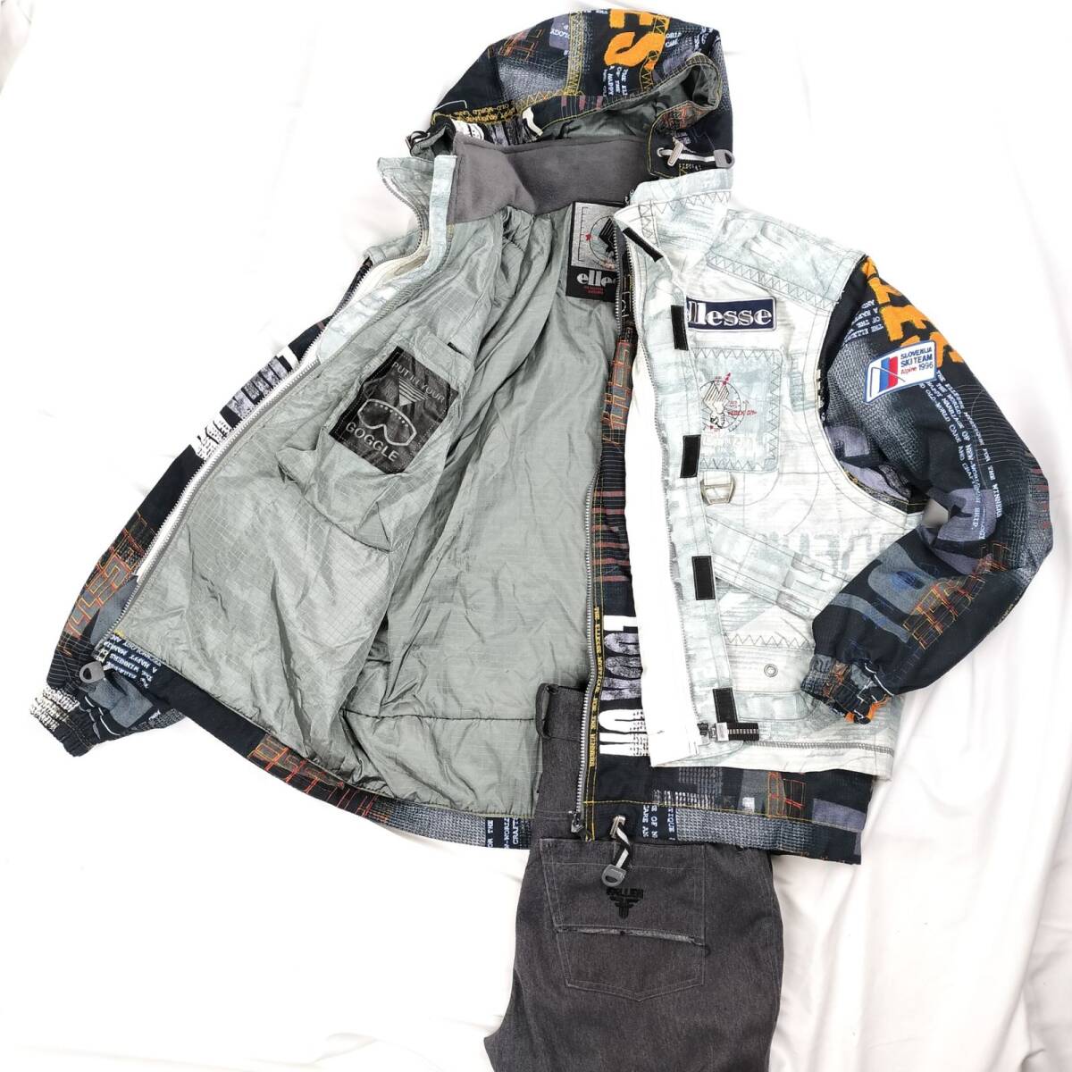 レトロ 機能美】 ellesse エレッセ ロックオンシリーズ スノーボード