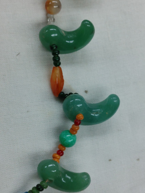 希少 古墳期 勾玉 複色翡翠 翡翠 勾玉 古墳時代 An ancient Japanese