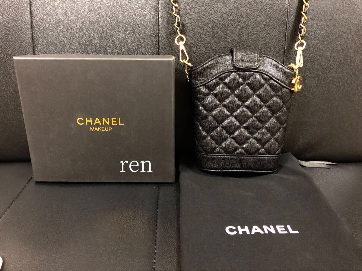 新品 CHANEL シャネル ノベルティ ショルダーバッグ ゴールドチェーン