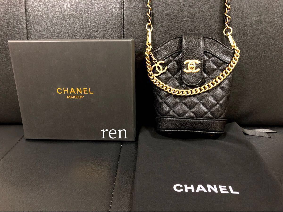 新品 CHANEL シャネル ノベルティ ショルダーバッグ ゴールドチェーン
