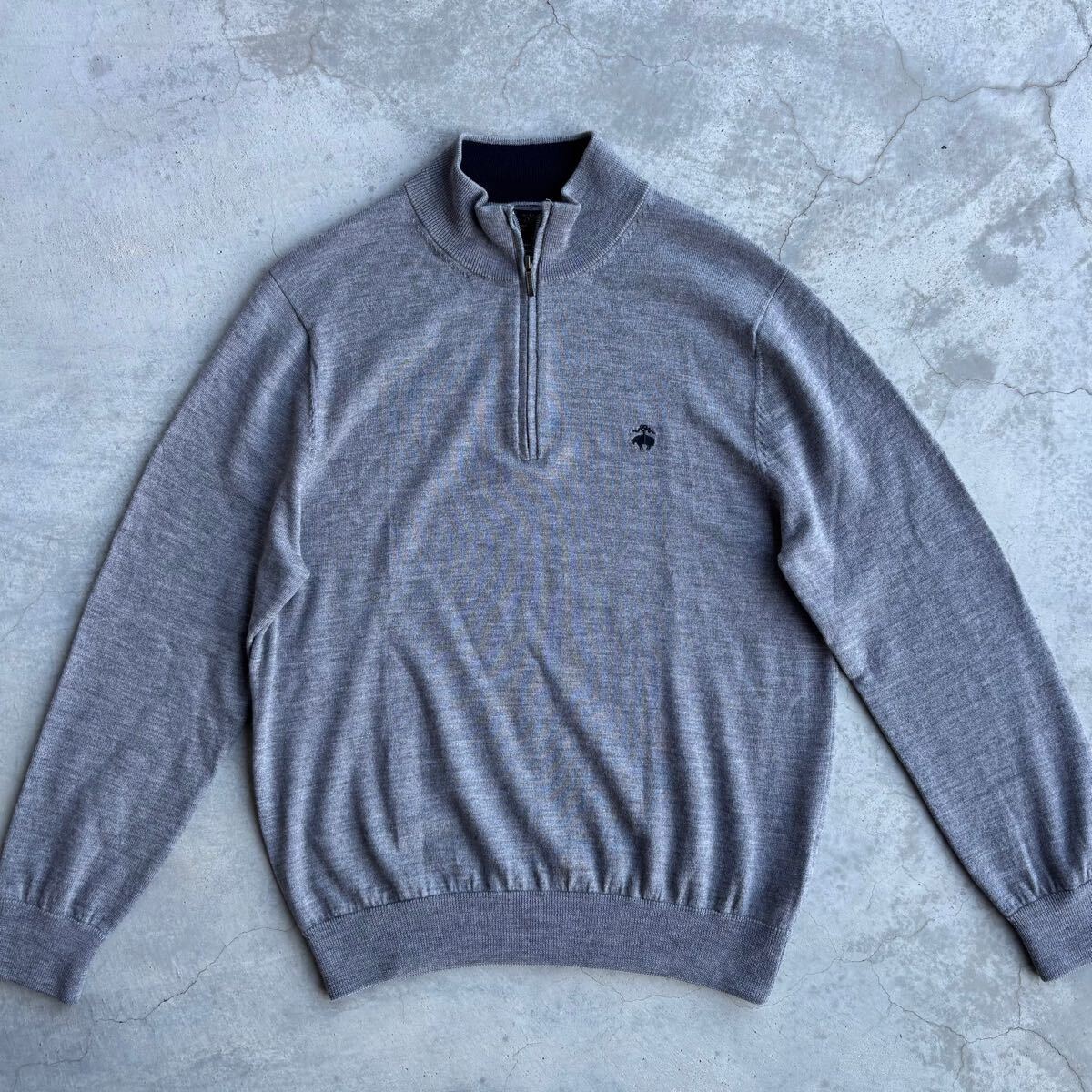 美品 Brooks Brothers ハーフジップ セーター ウール ニット｜Yahoo