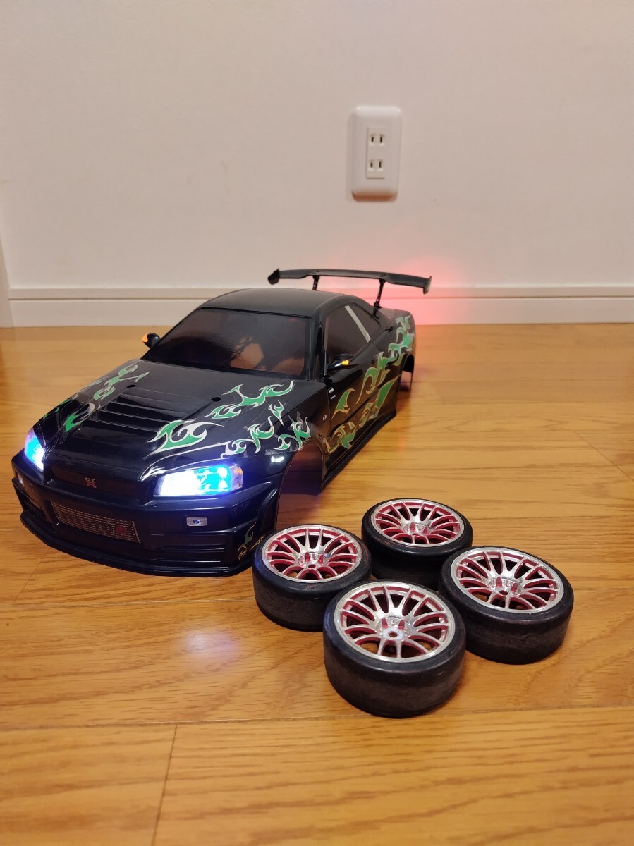 タミヤ 日産 スカイラインgt-r r34 1/10 ラジコンボディ yd-2 GT-R Z