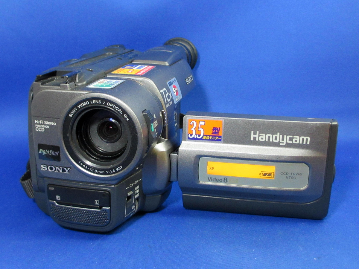 Yahoo!オークション - 安心10日保証 SONY CCD-TRV45 完動品 付属品付き