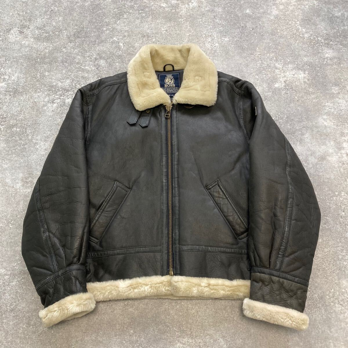 SUNTORY BOSS】非売品 サントリー ボスジャン B-3 フライトジャケット
