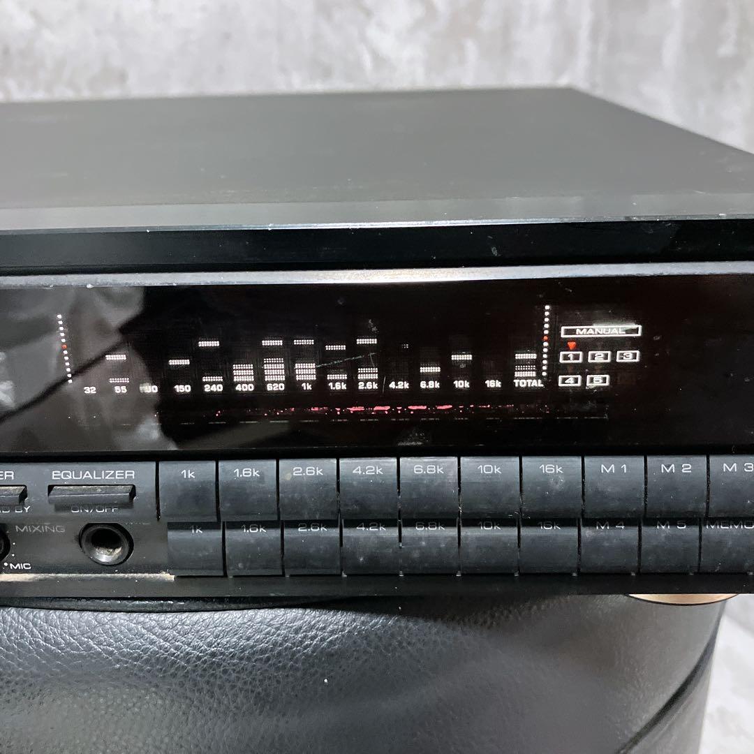 希少】KENWOOD グラフィックイコライザー GE-7 音出し良好 スペアナ