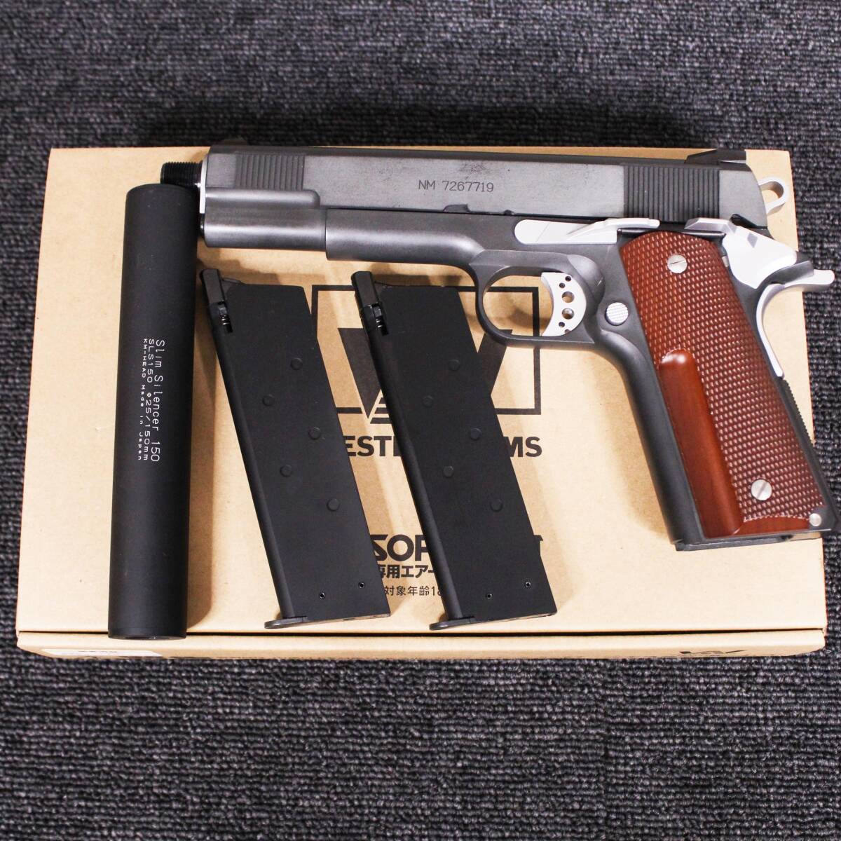WA ウエスタンアームズ スネークマッチ 1911 カーボンブラックHWVer