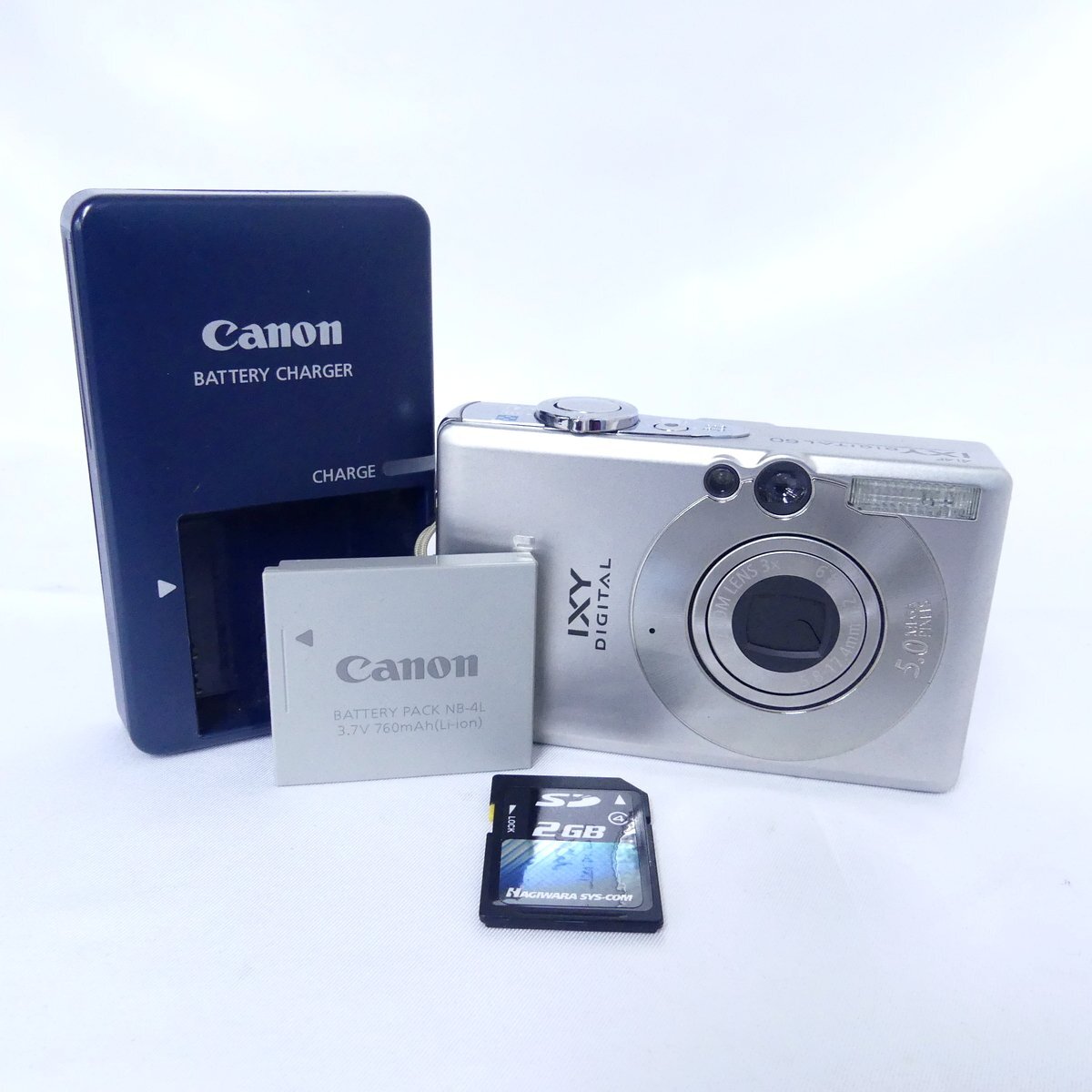 Canon IXY DIGITAL 60 本体と付属品 Canon IXY DIGITAL 60 本体と付属品