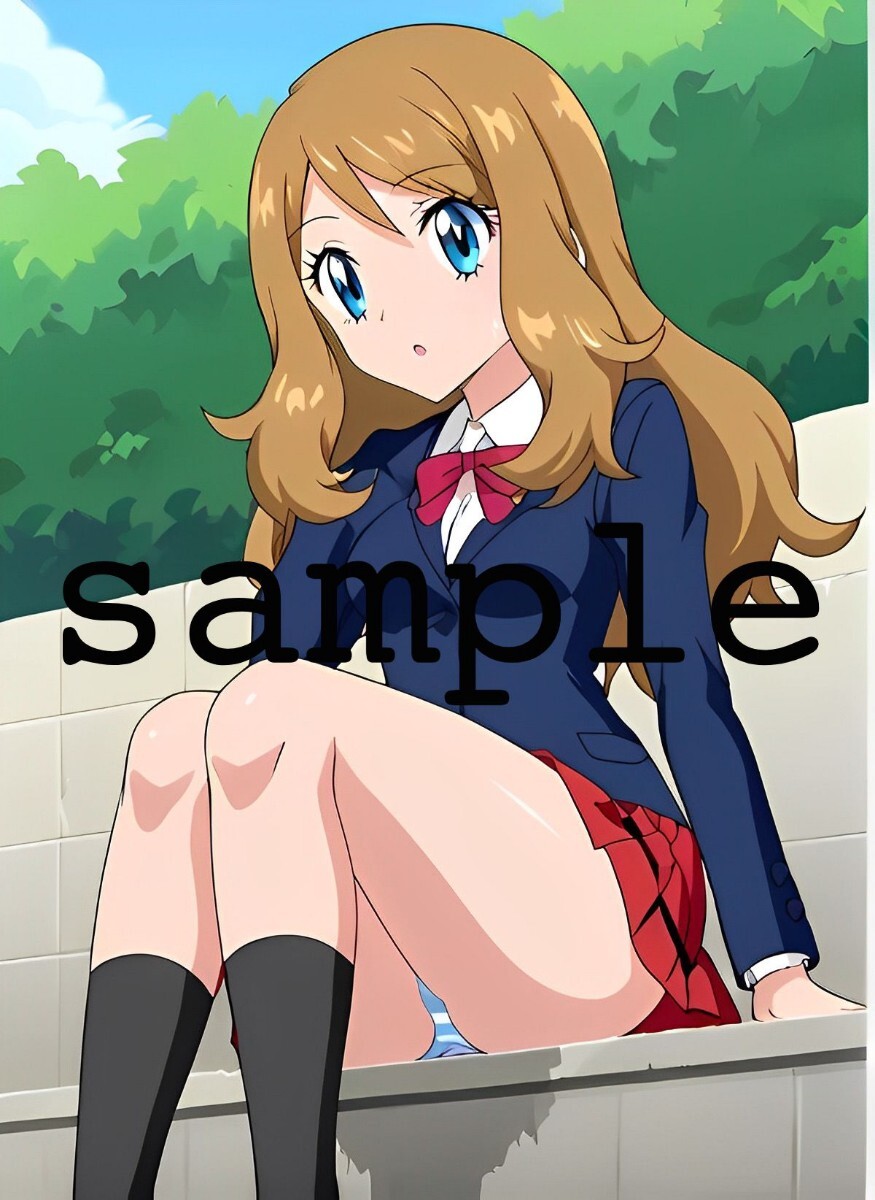 Yahoo!オークション - (ポケモン セレナ4) 4枚セット アニメ イラスト